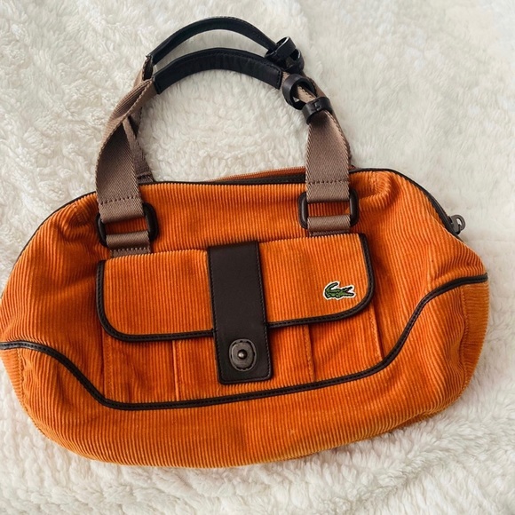 Lacoste Bags Vintage Corduroy Lacoste Shoulder Bag Y2k Poshmark